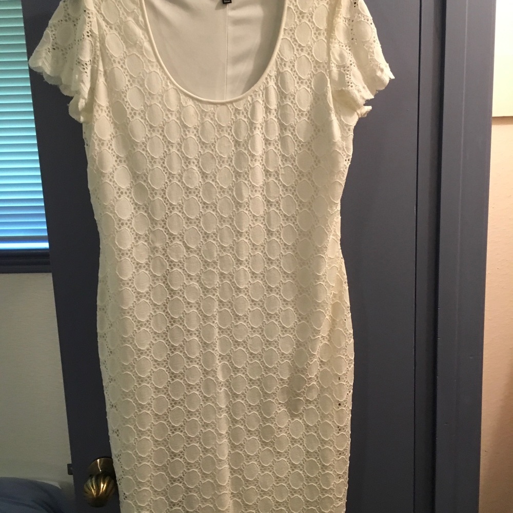 Off white sheath dress